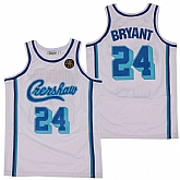 Lakers 24 Kobe Bryant White KB Patch Swingman Jersey,baseball caps,new era cap wholesale,wholesale hats